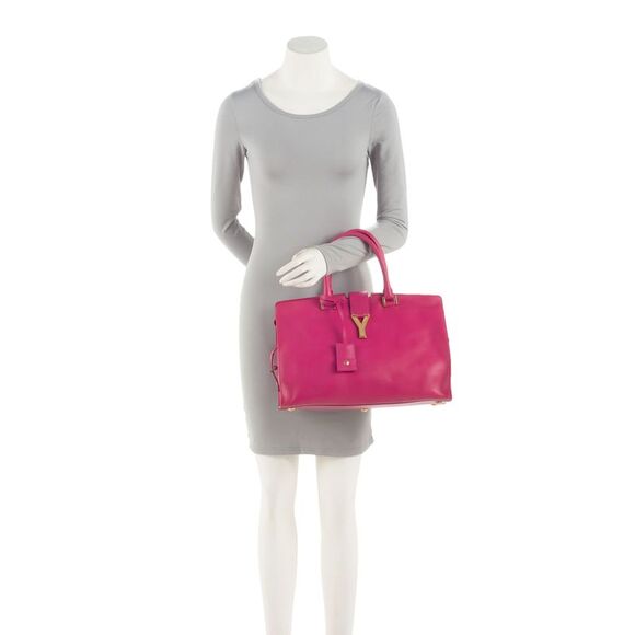 Saint Laurent Calfskin Cabas Chyc Medium Tote - Picture 5 of 16